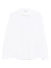 Gran Sasso Long-sleeve Button-down Shirt In White