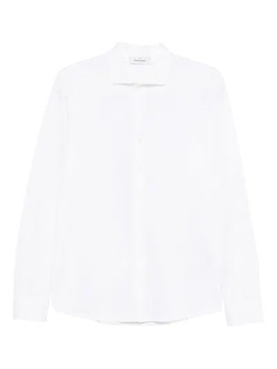 Gran Sasso Long-sleeve Button-down Shirt In White