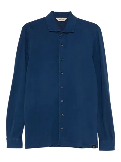 Gran Sasso Long-sleeve Shirt In Blue