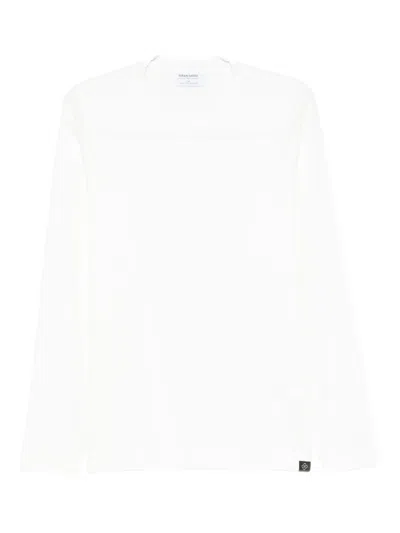 Gran Sasso Klassisches Langarmshirt In White