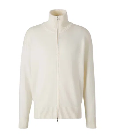 GRAN SASSO HIGH-NECK ZIP-UP  CARDIGAN