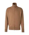 Gran Sasso Zip-up Cardigan In Brown