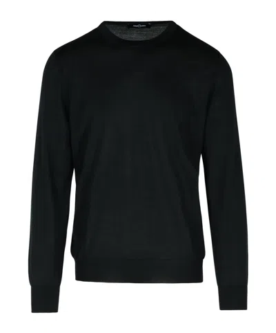 Gran Sasso Long-sleeved Sweater In Black