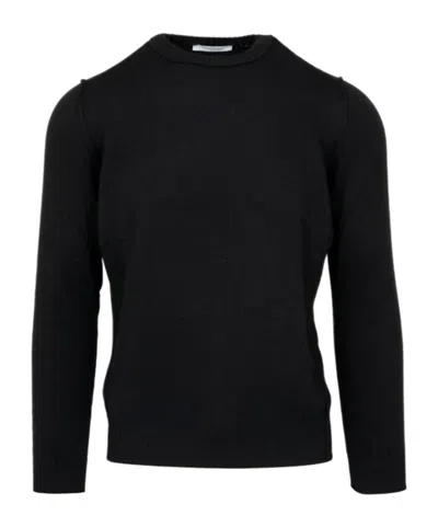 Gran Sasso Long-sleeved Sweater In Black