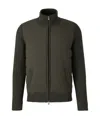 Gran Sasso Quilted Panel Cardigan In Black