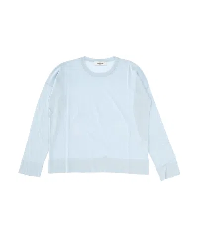 Gran Sasso Long-sleeved Sweater In Blue
