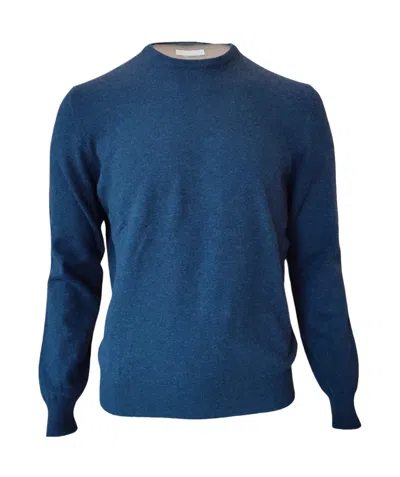 Gran Sasso Long-sleeved Sweater In Blue