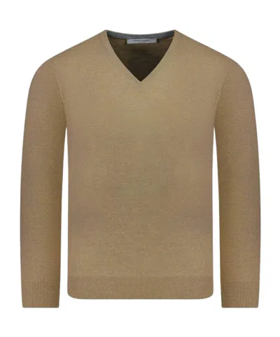 Gran Sasso Long-sleeved Sweater In Brown