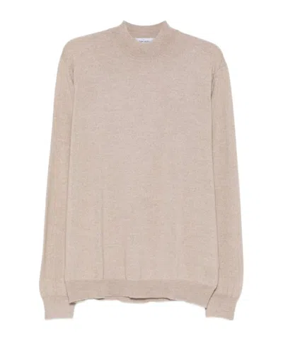 Gran Sasso Long-sleeved Sweater In Neutral