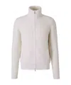 Gran Sasso Zip-fastening Ribbed Cardigan In White