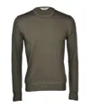Gran Sasso Long-sleeved Sweater In Green