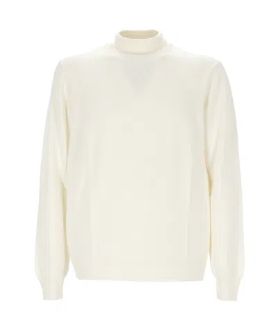 Gran Sasso Long-sleeved Sweater In Multicolor