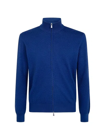 Gran Sasso Long Sleeves Jacket In Blue