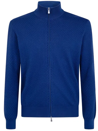 Gran Sasso Long Sleeves Jacket In Blue