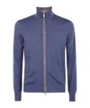 Gran Sasso Long Sleeves Sweater In Blue
