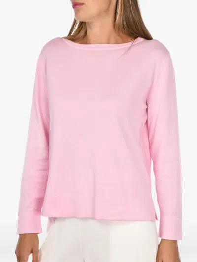 Gran Sasso Long-sleeves T-shirt In Pink