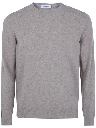 Gran Sasso Long Sleeves Turtle Neck In Gray