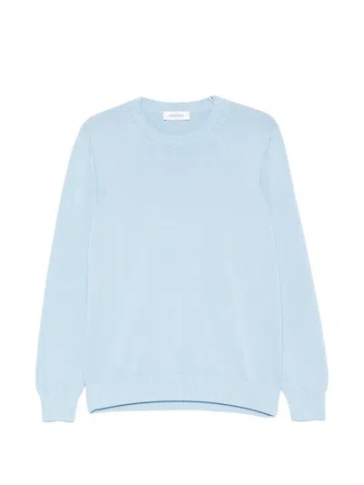 Gran Sasso Long-sleeve Crew-neck Sweater In Blue