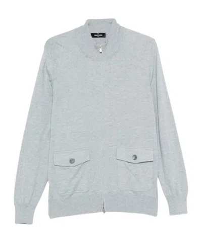 Gran Sasso Long-sleeved Sweatshirt In Blue