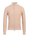 Gran Sasso Luxury Man Cardigan Sand Size 46 Virgin Wool In Beige