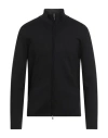 Gran Sasso Man Cardigan Black Size 40 Virgin Wool In Black