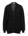 Gran Sasso Man Cardigan Black Size 50 Virgin Wool