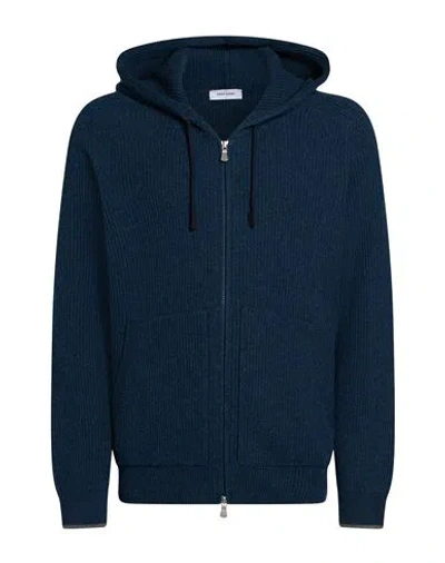 Gran Sasso Man Cardigan Blue Size 40 Virgin Wool, Viscose, Cashmere