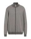 Gran Sasso Man Cardigan Dove Grey Size 50 Virgin Wool