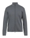 Gran Sasso Man Cardigan Grey Size 48 Virgin Wool In Gray
