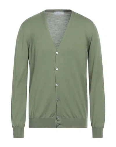 Gran Sasso Man Cardigan Light Green Size 46 Virgin Wool In Green