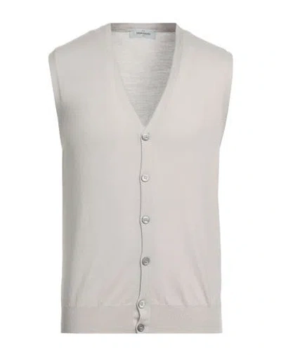 Gran Sasso Man Cardigan Light Grey Size 38 Virgin Wool In Grey