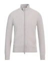 Gran Sasso Man Cardigan Light Grey Size 44 Virgin Wool, Cashmere, Viscose In Gray