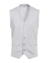 Gran Sasso Man Cardigan Light Grey Size 48 Virgin Wool In Gray