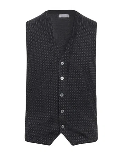 Gran Sasso Man Cardigan Midnight Blue Size 44 Virgin Wool