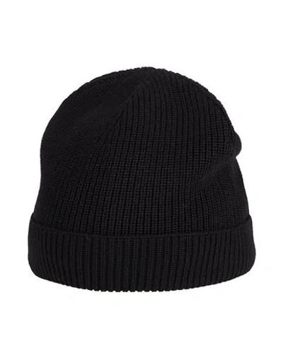 Gran Sasso Man Hat Black Size Onesize Virgin Wool In Black
