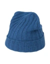 Gran Sasso Man Hat Blue Size Onesize Virgin Wool, Polyamide, Elastane