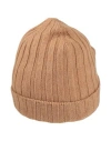 Gran Sasso Man Hat Camel Size Onesize Virgin Wool, Polyamide, Elastane In Beige