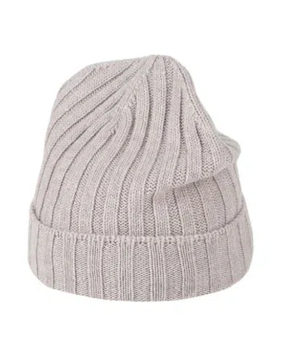 Gran Sasso Man Hat Dove Grey Size Onesize Virgin Wool, Polyamide, Elastane In Gray