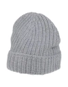 Gran Sasso Man Hat Grey Size Onesize Virgin Wool In Gray