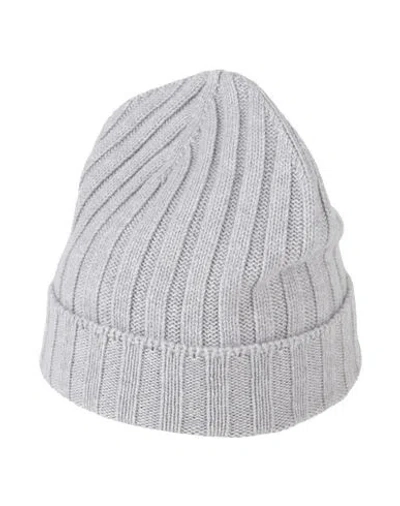Gran Sasso Man Hat Grey Size Onesize Virgin Wool, Polyamide, Elastane In Gray