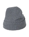 Gran Sasso Man Hat Lead Size Onesize Virgin Wool In Grey