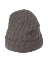 Gran Sasso Man Hat Lead Size Onesize Virgin Wool, Polyamide, Elastane In Grey