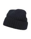 Gran Sasso Man Hat Midnight Blue Size Onesize Virgin Wool In Blue