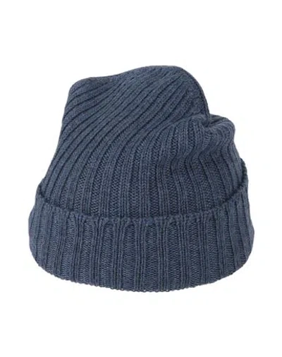 Gran Sasso Man Hat Midnight Blue Size Onesize Virgin Wool