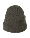 Gran Sasso Man Hat Military Green Size Onesize Virgin Wool, Polyamide, Elastane