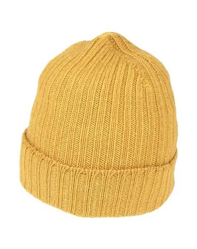 Gran Sasso Man Hat Mustard Size Onesize Virgin Wool In Yellow