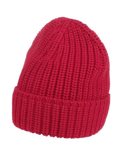 Gran Sasso Man Hat Red Size Onesize Virgin Wool