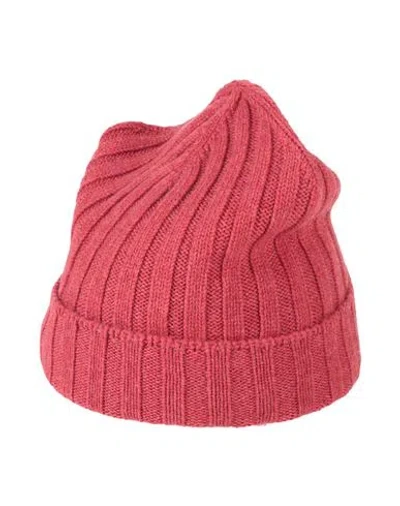 Gran Sasso Man Hat Red Size Onesize Virgin Wool, Polyamide, Elastane