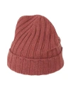 Gran Sasso Man Hat Rust Size Onesize Virgin Wool, Polyamide, Elastane In Red