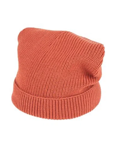 Gran Sasso Man Hat Rust Size Onesize Virgin Wool In Red